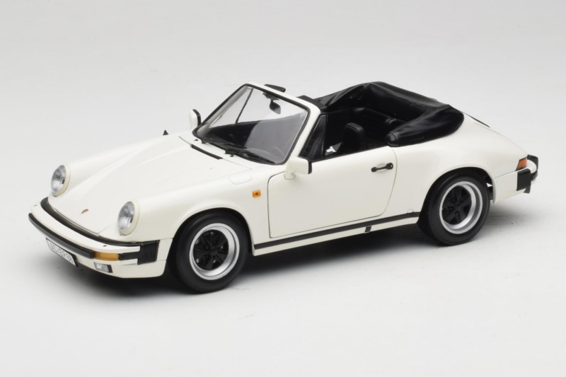 Porsche 911 SC Descapotable Blanco Minichamps 1:18 100063031 Metal