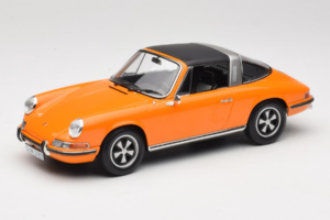 Porsche 911 T Targa Naranja Norev 1:18 187220 Metal - imagen 2 de 8