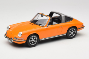 Porsche 911 T Targa Naranja Norev 1:18 187220 Metal