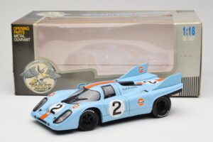 Porsche 917K #2 Gulf P. Rodriguez / J. Oliver 1000km Monza Winner 1971 Eagles Race 1:18 903008 Metal - imagen 6 de 6