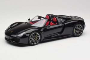 Porsche 918 Spyder Basalto Negro Metálico Minichamps 1:18 110062431 Metal