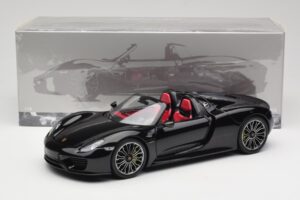 Porsche 918 Spyder Basalto Negro Metálico Minichamps 1:18 110062431 Metal - imagen 8 de 8
