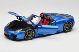 Porsche 918 Spyder Blue Metallic Minichamps 1:18 110062432 Metal - imagen 2 de 8