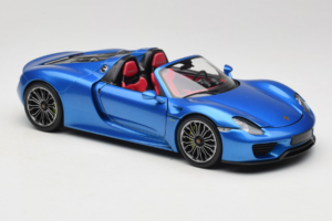 Porsche 918 Spyder Blue Metallic Minichamps 1:18 110062432 Metal - imagen 6 de 8