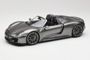 Porsche 918 Spyder Liquid Metal Plata Minichamps 1:18 110062430 Metal