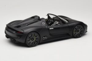 Porsche 918 Spyder Matte Black Minichamps 1:18 110060031 Metal - imagen 3 de 8