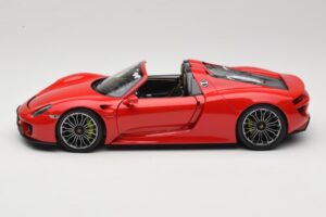 Porsche 918 Spyder Rojo Minichamps 1:18 110062435 Metal - imagen 4 de 8