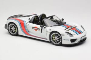 Porsche 918 Spyder Weissach Package Martini Minichamps 1:18 110062440 Metal - imagen 6 de 8