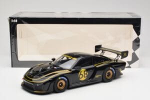 Porsche 935/19 Negro con Franjas Doradas Minichamps 1:18 155067568 Metal - imagen 6 de 6