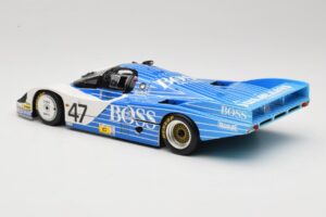 Porsche 956L #47 Hugo Boss V. Merl / H. Grohs / A. Plankenhorn 24 Hours of Le Mans 1984 Minichamps 1:18 183846947 Metal - imagen 7 de 8