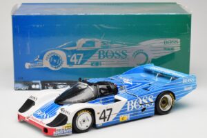 Porsche 956L #47 Hugo Boss V. Merl / H. Grohs / A. Plankenhorn 24 Hours of Le Mans 1984 Minichamps 1:18 183846947 Metal - imagen 8 de 8