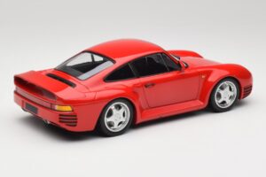 Porsche 959 Guards Rojo Minichamps 1:18 155066200 Metal - imagen 2 de 6
