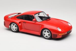 Porsche 959 Guards Rojo Minichamps 1:18 155066200 Metal - imagen 4 de 6