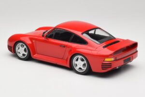 Porsche 959 Guards Rojo Minichamps 1:18 155066200 Metal - imagen 5 de 6