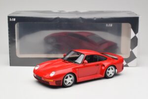 Porsche 959 Guards Rojo Minichamps 1:18 155066200 Metal - imagen 6 de 6