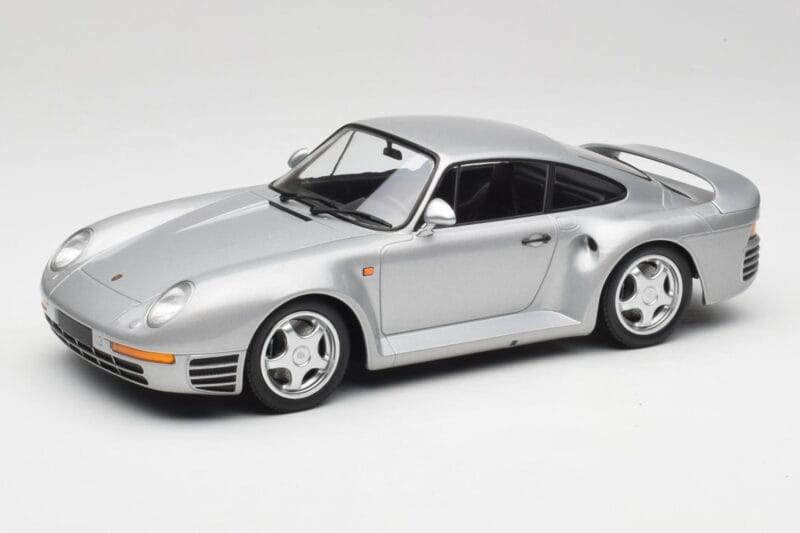 Porsche 959 Plata Metálico Minichamps 1:18 155066201 Metal