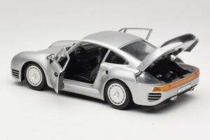 Porsche 959 Plata Tonka 1:18 2221 Metal - imagen 5 de 8