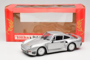 Porsche 959 Plata Tonka 1:18 2221 Metal - imagen 8 de 8