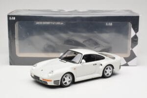 Porsche 959 White Metallic Minichamps 1:18 155066206 Metal - imagen 6 de 6