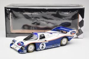 Porsche 962 #2 H-J. Stuck / D. Bell Team Porsche AG Winners 1000km Hockenheim 1985 Minichamps 1:18 155856502 Metal - imagen 6 de 6