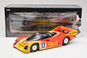 Porsche 962C #17 H-J. Stuck / D. Bell 3rd Place 200 Miles of Nürnberg Supercup 1987 Minichamps 1:18 155876517 Metal - imagen 6 de 6