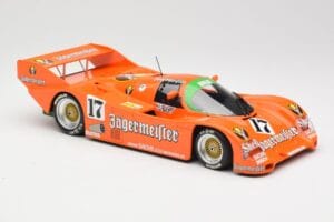 Porsche 962C #17 Jägermeister T. Boutsen / F. Jelinski 1000km Spa 1986 Minichamps 1:18 155866517 Metal - imagen 4 de 6
