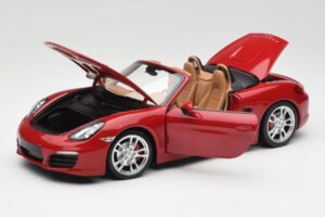 Porsche Boxster 981 S Guards Rojo Minichamps 1:18 110062031 Metal - imagen 2 de 8