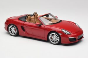 Porsche Boxster 981 S Guards Rojo Minichamps 1:18 110062031 Metal - imagen 6 de 8