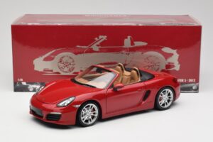 Porsche Boxster 981 S Guards Rojo Minichamps 1:18 110062031 Metal - imagen 8 de 8