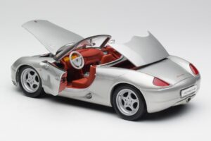 Porsche Boxster 986 Plata Maisto 1:18 37800-M3 Metal - imagen 5 de 8