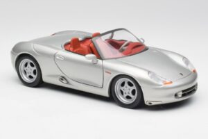 Porsche Boxster 986 Plata Maisto 1:18 37800-M3 Metal - imagen 6 de 8