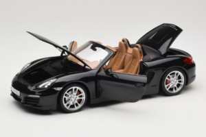 Porsche Boxster S 981 Basalt Black Minichamps 1:18 WAP0210160C Metal - imagen 2 de 8