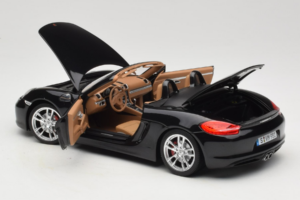 Porsche Boxster S 981 Basalt Black Minichamps 1:18 WAP0210160C Metal - imagen 5 de 8