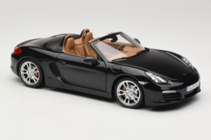 Porsche Boxster S 981 Basalt Black Minichamps 1:18 WAP0210160C Metal - imagen 6 de 8