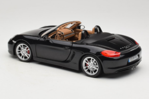 Porsche Boxster S 981 Basalt Black Minichamps 1:18 WAP0210160C Metal - imagen 7 de 8