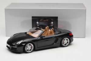 Porsche Boxster S 981 Basalt Black Minichamps 1:18 WAP0210160C Metal - imagen 8 de 8