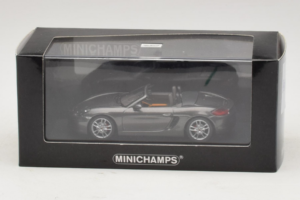 Porsche Boxster 981 S Grey Metallic Minichamps 1:43 PORSCHE005 Metal - imagen 4 de 4