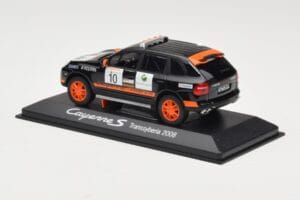 Porsche Cayenne 955 S Transsyberia #10 Negro Naranja 2008 Minichamps 1:43 WAP02001819 Metal - imagen 3 de 4