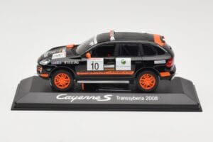 Porsche Cayenne 955 S Transsyberia #10 Negro Naranja 2008 Minichamps 1:43 WAP02001819 Metal