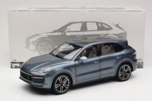 Porsche Cayenne 958 Turbo S Blue Metallic Minichamps 1:18 110066070 Metal - imagen 8 de 8