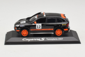 Porsche Cayenne S #12 Transsyberia 2007 Negro Naranja Minichamps 1:43 WAP02000918 Metal