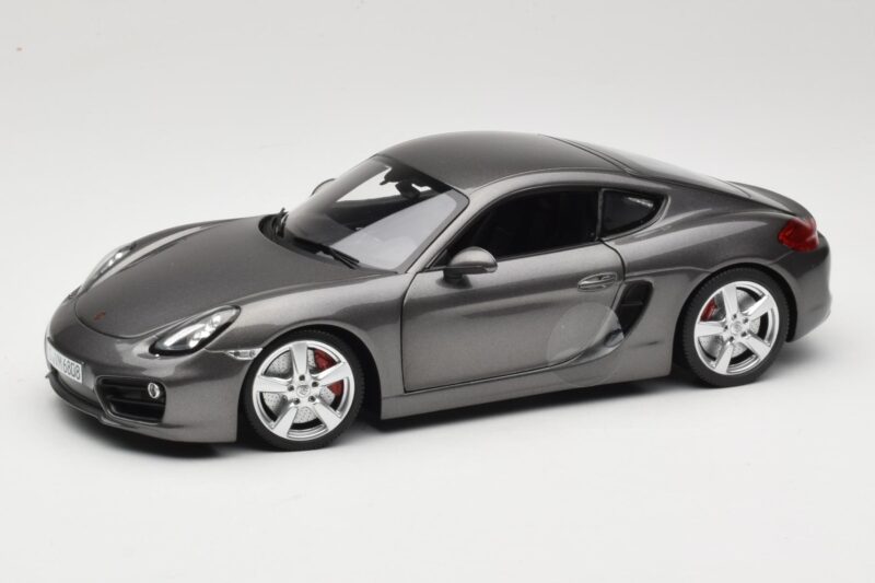 Porsche Cayman 981 S Gris Minichamps 1:18 WAP0210070D Metal