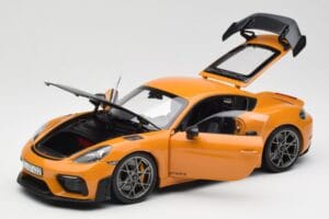 Porsche Cayman GT4 RS 982 Weissach Package Bahama Yellow Norev 1:18 187252 Metal - imagen 2 de 8