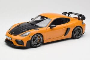 Porsche Cayman GT4 RS 982 Weissach Package Bahama Yellow Norev 1:18 187252 Metal