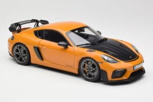 Porsche Cayman GT4 RS 982 Weissach Package Bahama Yellow Norev 1:18 187252 Metal - imagen 6 de 8