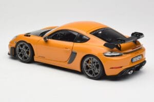 Porsche Cayman GT4 RS 982 Weissach Package Bahama Yellow Norev 1:18 187252 Metal - imagen 7 de 8