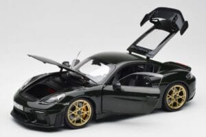 Porsche Cayman GT4 RS 982 Weissach Package Brewster Green Norev 1:18 187250 Metal - imagen 2 de 8