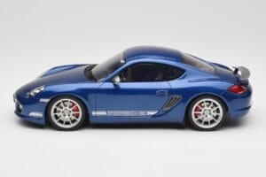 Porsche Cayman R 987.2 Aqua Blue Metallic GT Spirit 1:18 GT901 Resina - imagen 3 de 6