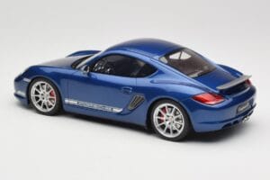 Porsche Cayman R 987.2 Aqua Blue Metallic GT Spirit 1:18 GT901 Resina - imagen 5 de 6