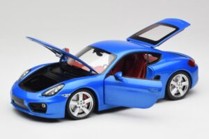 Porsche Cayman 981 S Aqua Azul Metálico Minichamps 1:18 110062221 Metal - imagen 2 de 8